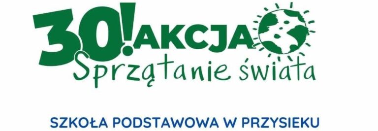 baner sprzątanie świata